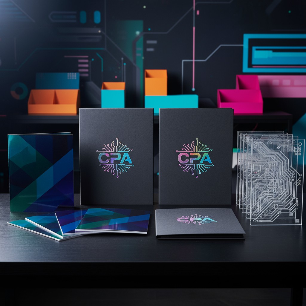 "CPA in large bold font encircled in a circuit board technical design, with the letters in different shades of blue and pi...